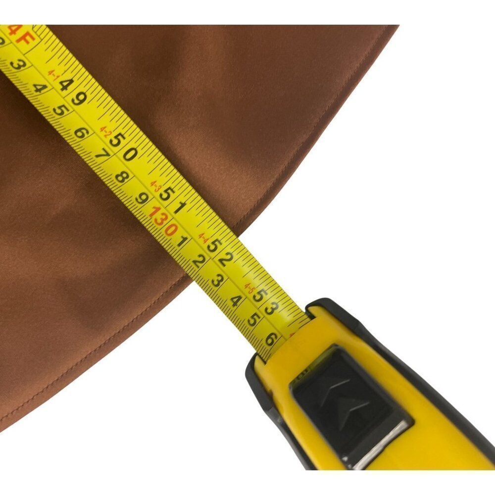 Zara Women Dress XS Maxi Brown Bow Satin Effect Sleevleess 8999/331 NWT - Picture 14 of 15